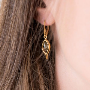 Delicate Amber Dangle Earrings Sterling Silver Earrings Amber Drop Earrings Gold Amber Dangle Earrings Baltic Amber Earrings Spring Gift