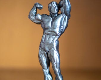 サンドウ トロフィー - 41 cm の像とスタンド (ミスター オリンピア 1