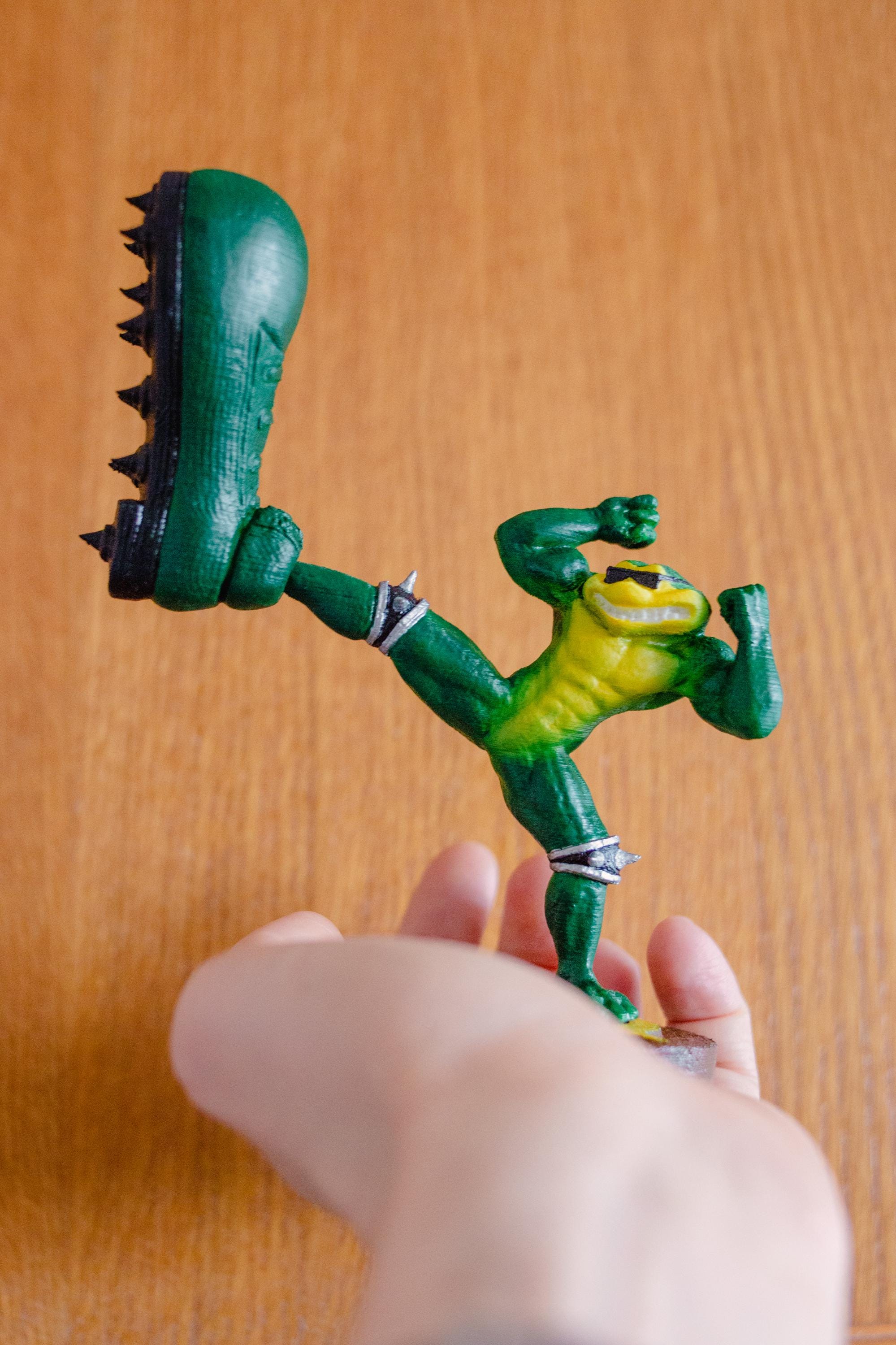 Battletoads Action Figure Rash Free Shipping - Etsy