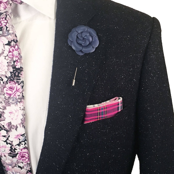 Flower Lapel Pin Etsy