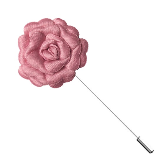 Blush Pink Lapel Pin Pink Flower Pin Wedding Mens Pin Etsy