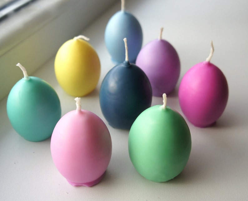 Easter Egg candle sixpack Soy wax candle Easter Etsy
