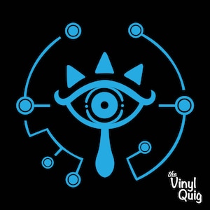 Sheikah Slate Eye Symbol Vinyl Sticker Inspired by Breath of the Wild and the Legend of Zelda Series