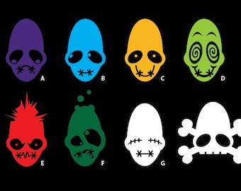 Mudokon Emotions-vinylstickers - geïnspireerd op de Oddworld-serie