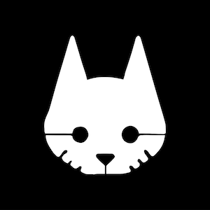 Stray Game Cat Logo Vinyl Sticker - inspired by BlueTwelve Studio