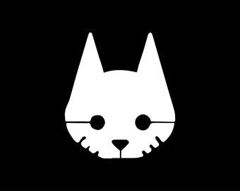 Vinylsticker Stray Game Cat-logo - geïnspireerd door BlueTwelve Studio