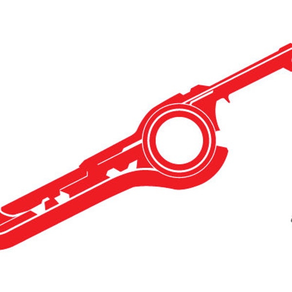 Xenoblade Monado Vinyl Sticker - inspired by Monolith Soft