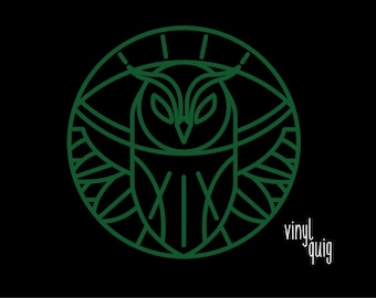 TMA Podcast Magnus Institute-logo vinylsticker - geïnspireerd door Rusty Quill