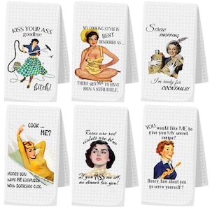 OH CREPE Kitchen Towel. Funny Tea Towels. Modern kitchen. Retro Kitchen.  Perfect for gifts!