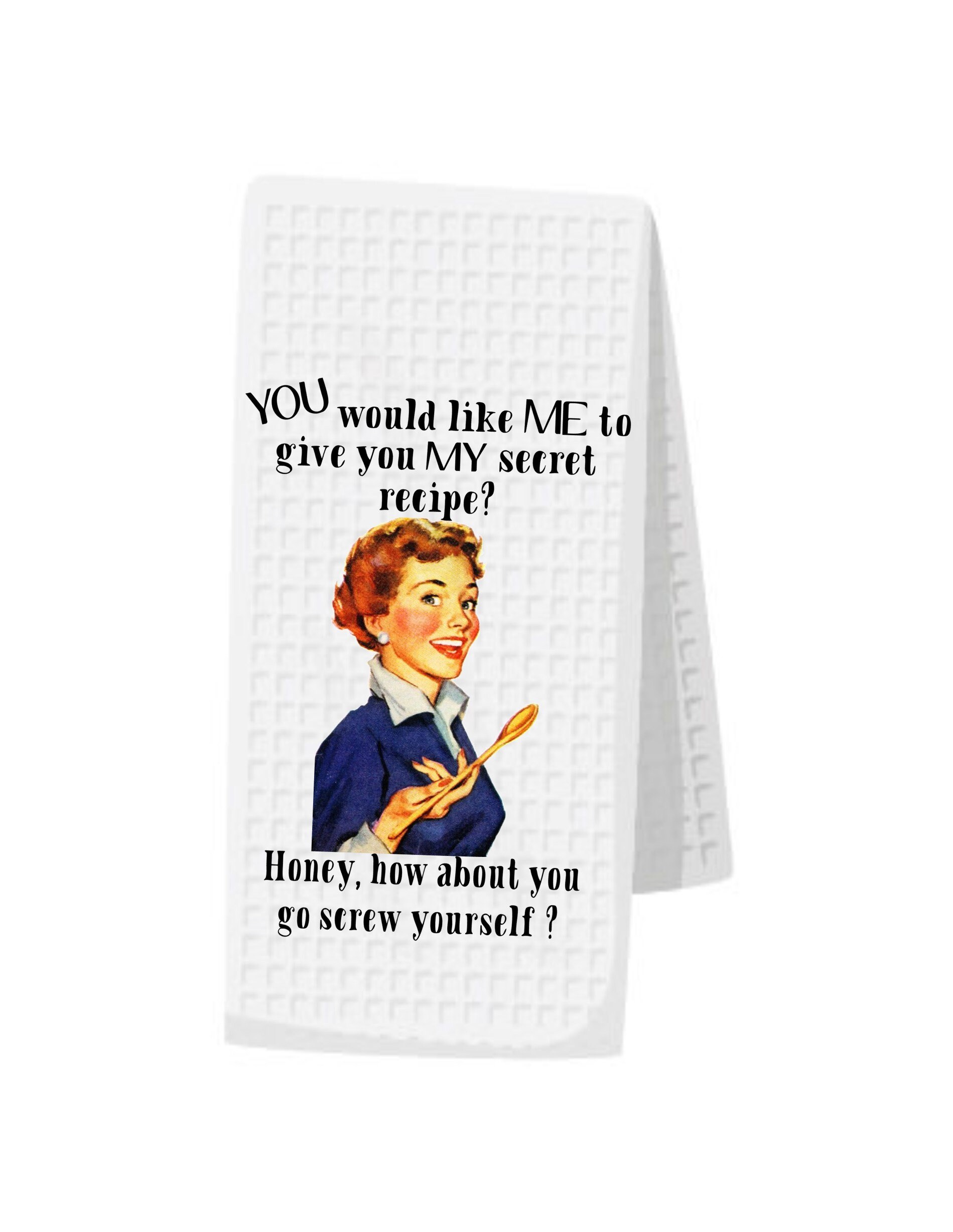 OH CREPE Kitchen Towel. Funny Tea Towels. Modern kitchen. Retro Kitchen.  Perfect for gifts!