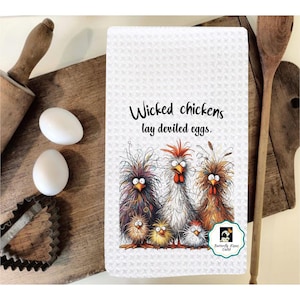 Strofinaccio divertente con pollo: regalo sarcastico per la cucina