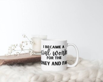 Social Worker Mug | Funny Social Worker Mug Gift | Ceramic Mug 11oz