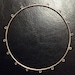 Sterling Silver Bangle, 2mm, 12g, 16 loops, 9 inches, 2 3/4 diameter