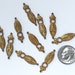 Vintage Brass connector pieces, Bag of 10