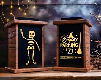 Wood Jack O Lantern Halloween Pumpkin, LED Pumpkin, Fall Decor for Porch, Fall Wedding Gift, Custom Fall Decoration