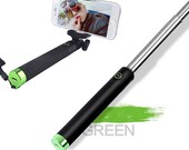 Wayuu® iSelfie X One-piece U-Shape Self-portrait Monopod Extendable Selfie Stick with built-in Bluetooth Remote Shutter