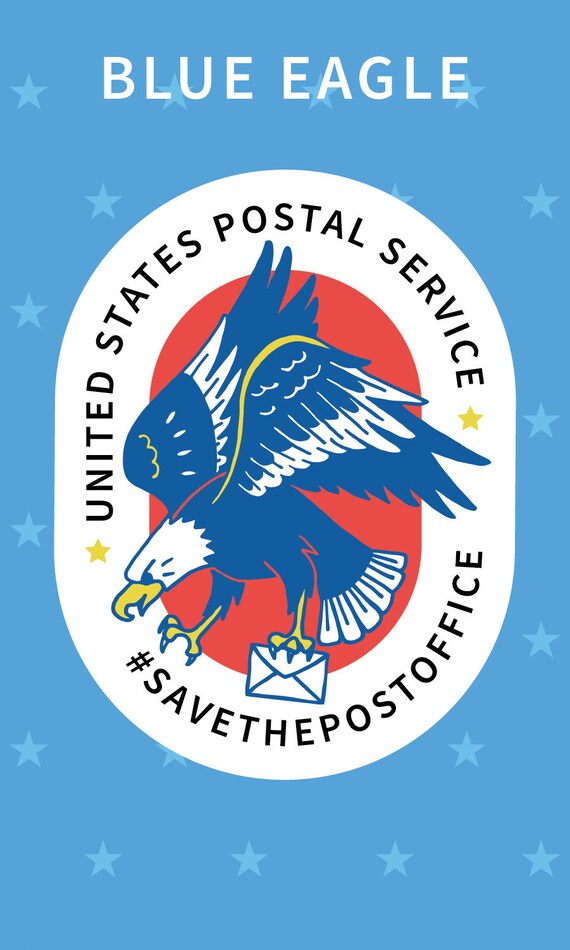 Save the Post Office Vinyl USPS Post Office Sticker Variety Etsy
