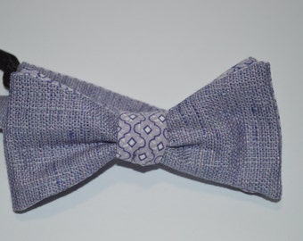 Purple Vintage Deco Bow Tie