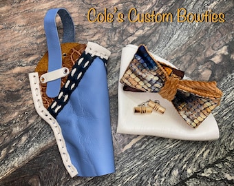 Bobby Blue Bespoke Bowtie Set