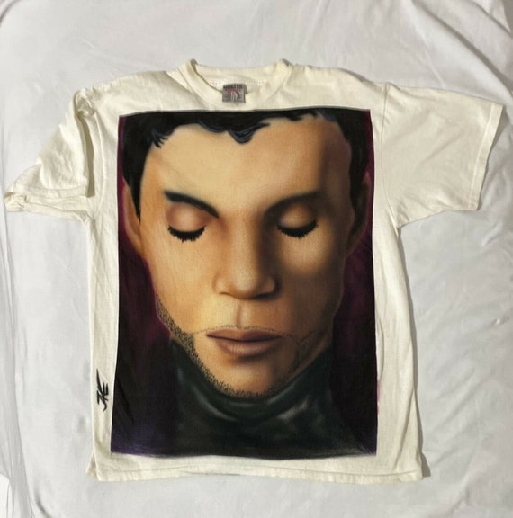 Vintage Prince T-Shirt. 1990s Signed by Artist-Oneita… - Gem