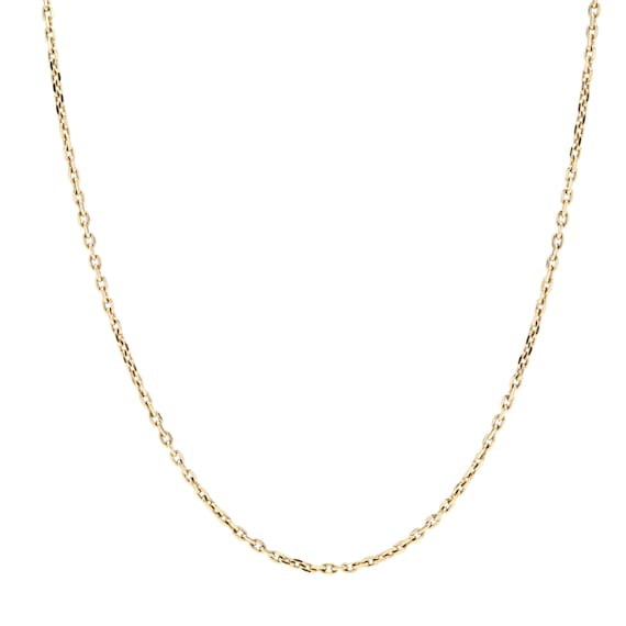 18" 14k Yellow Gold Cable Chain