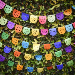 mini day of the dead garland bunting, fiesta decor