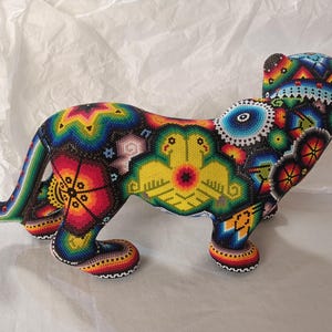 beaded jaguar sculpture birthday gift