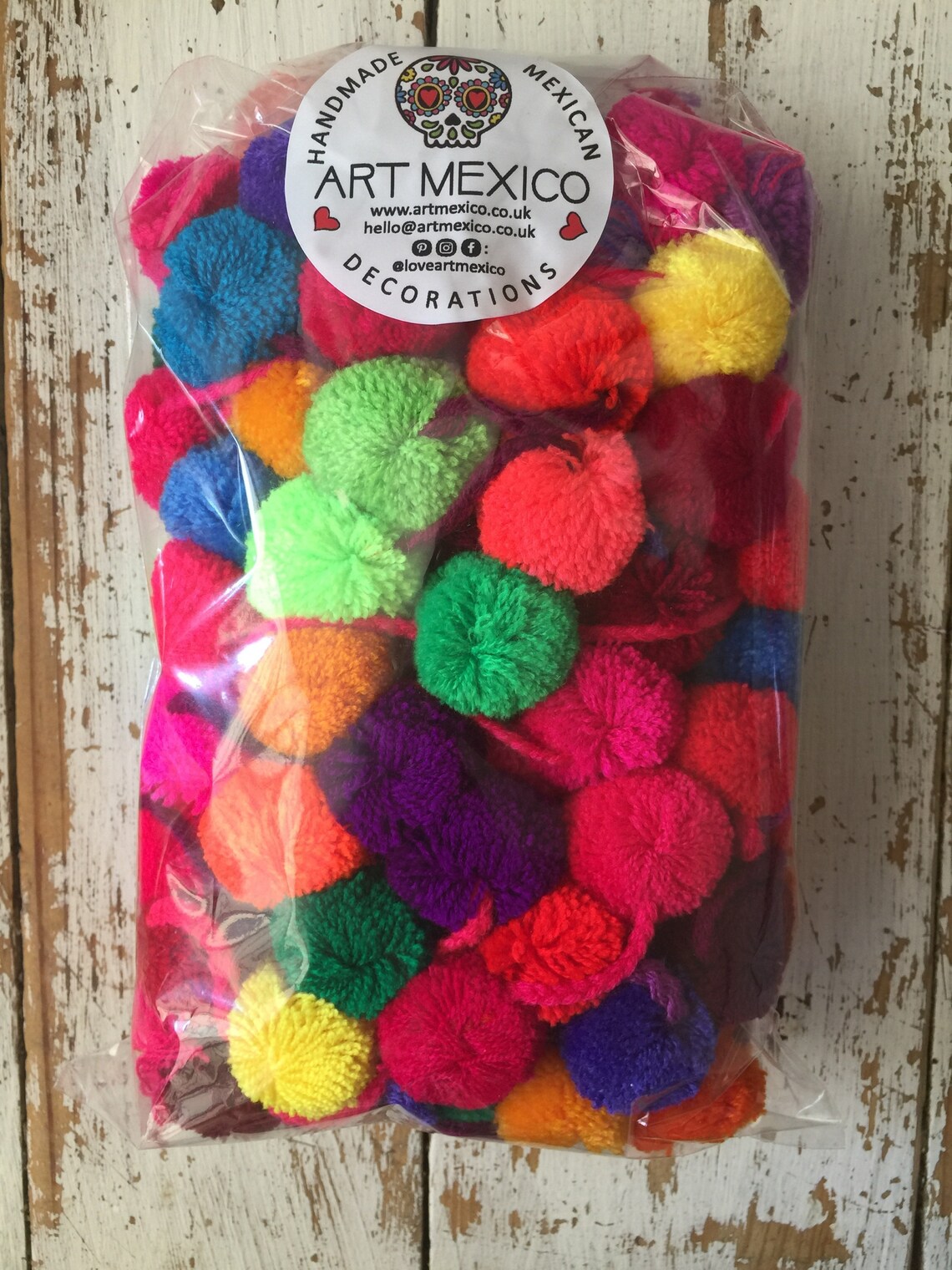 Pom Pom Garlands Pom Pom Strings Pretty Gift Pack of Five Etsy