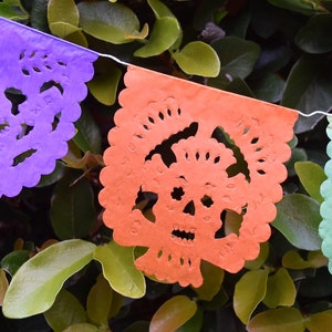 Mini flags day of the dead