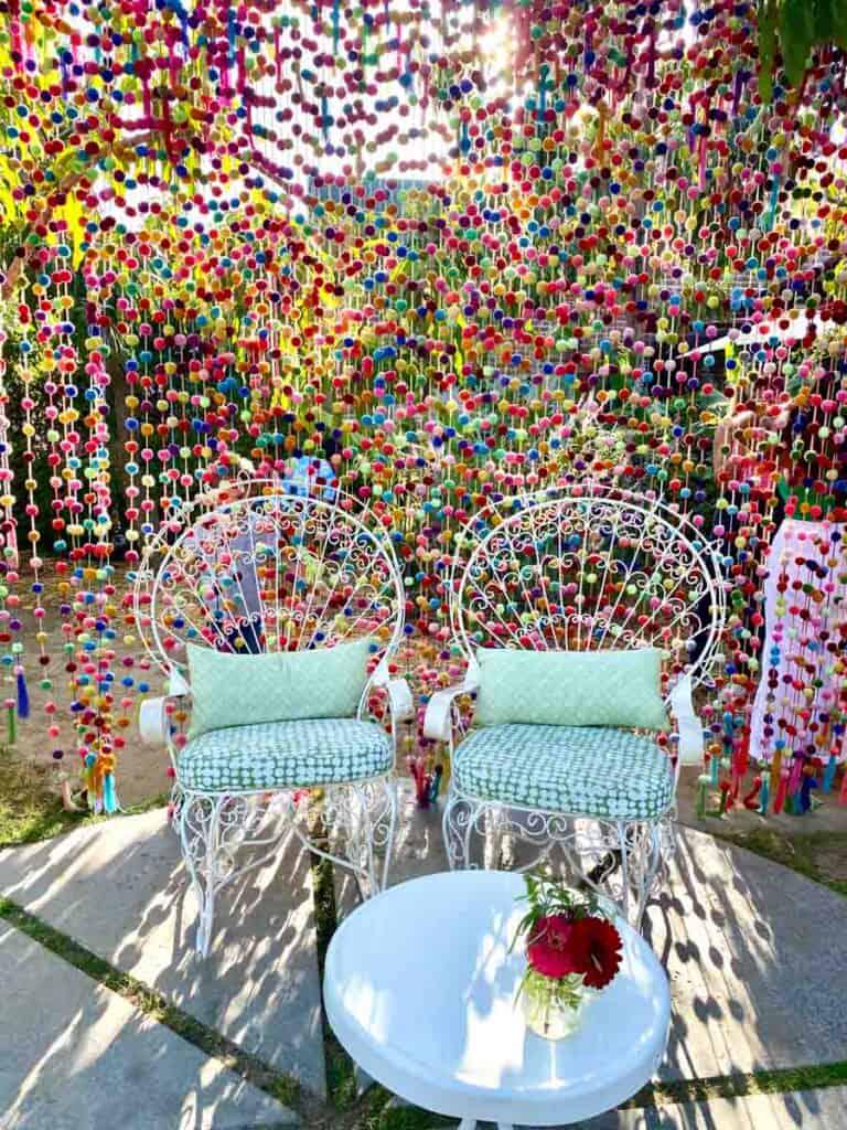 Uxcell 2-Pack Pom Pom Garland – 6.6 Ft Each, 30 Felt Balls Per Strand, Black & White 2 thumbnail image