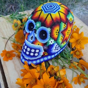 Mexican Beaded Art Wholesale Beaded Figures Huichol Art Wixarika Beaded Artwork Sculptures Bulk - 12 Medium Figures