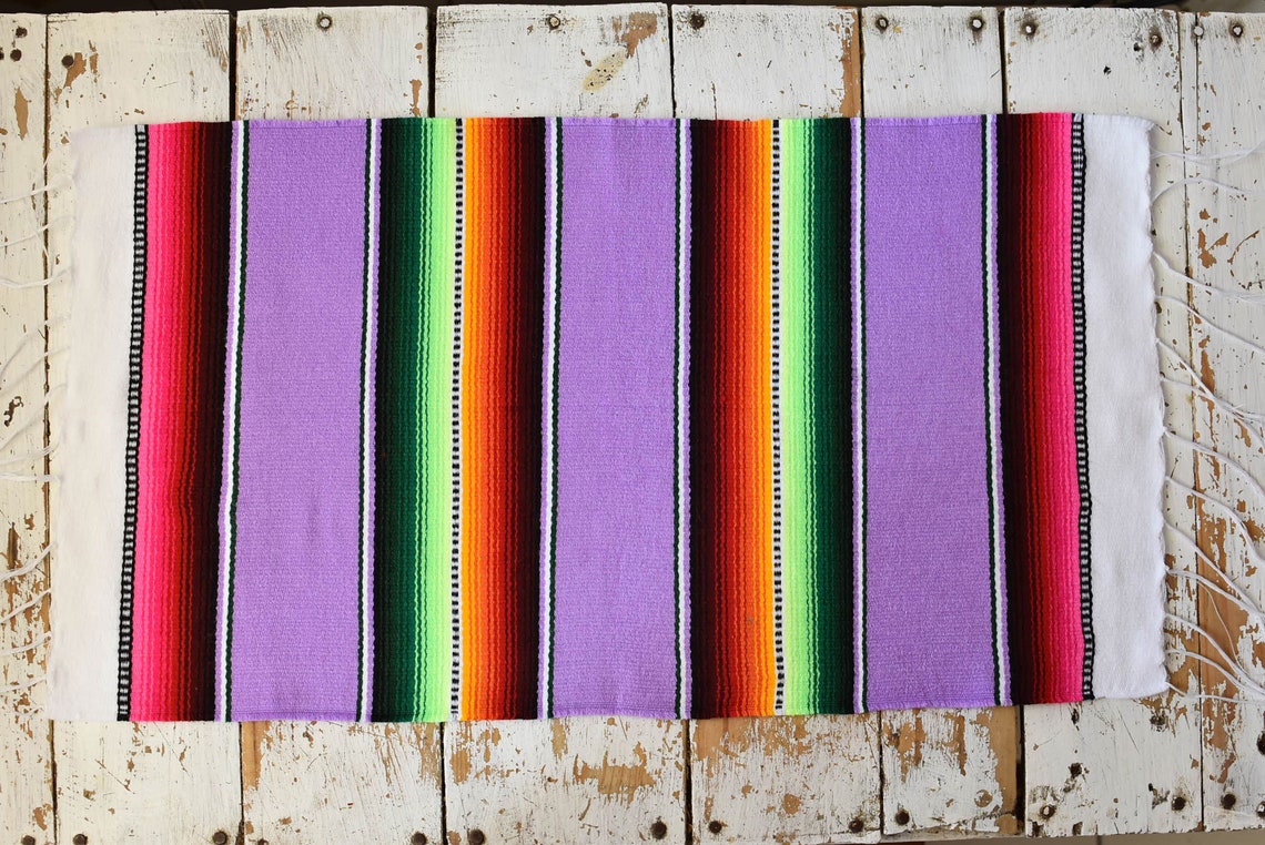Set of 4 Mexican Sarape Placemats Vibrant Table Decor for Etsy