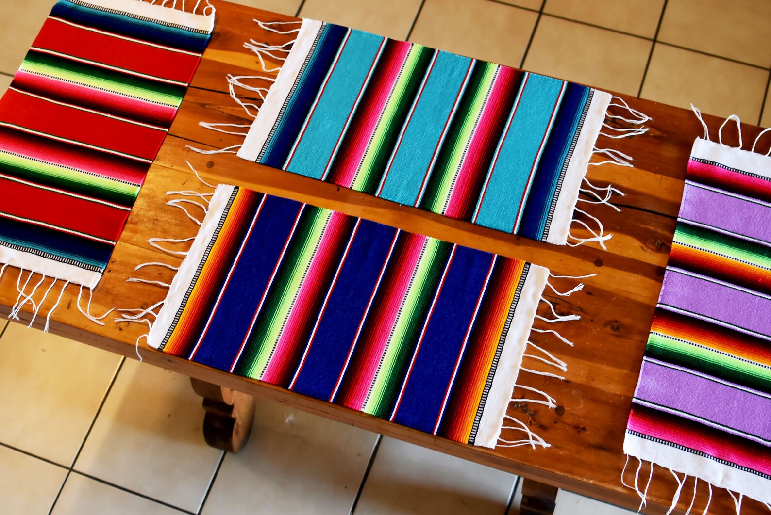 Mexican Placemats Set of 4 Cinco De Mayo Decor Fiesta Etsy UK