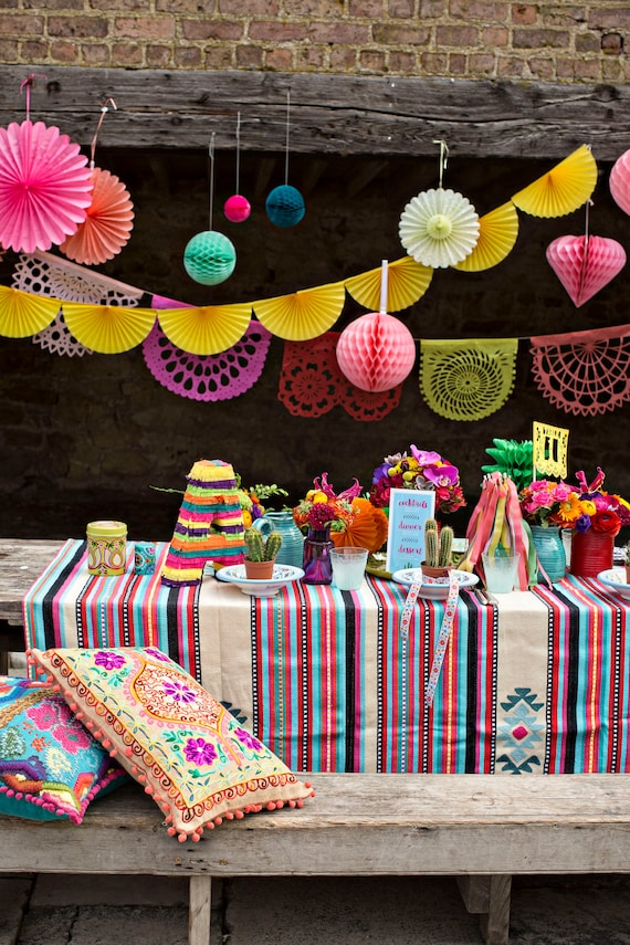 Host a Backyard Fiesta Party This Summer!  Mexican party decorations,  Mexican fiesta party, Diy party decorations