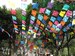 Mexican Papel Picado Banner Fiesta Decorations | 5 meter (16ft) Banner with 10 Large Paper Flags | Bulk Buy Discount Mexican Party Decor UK 