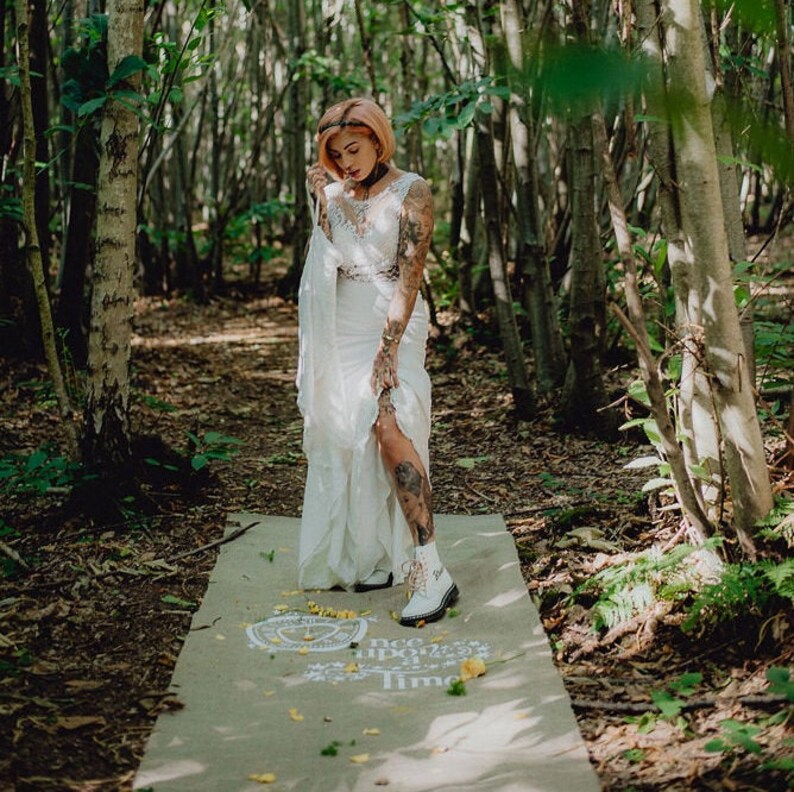 Fairytale Wedding Runner Personalised Hessian Aisle Runner Etsy UK