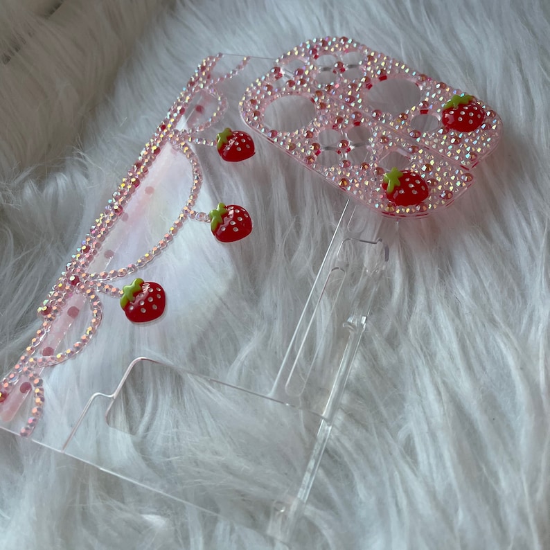 Nintendo Switch and Switch Lite Switch Oled Strawberry Case Decoden ...