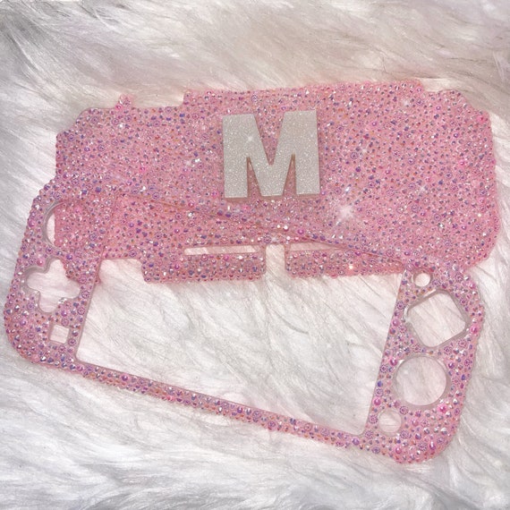 Custom Initial Nintendo Switch Lite Decoden Case Personalised Initial Case Gem Initial Case Nintendo Switch Custom Case Kawaii Sparkly Case Etsy