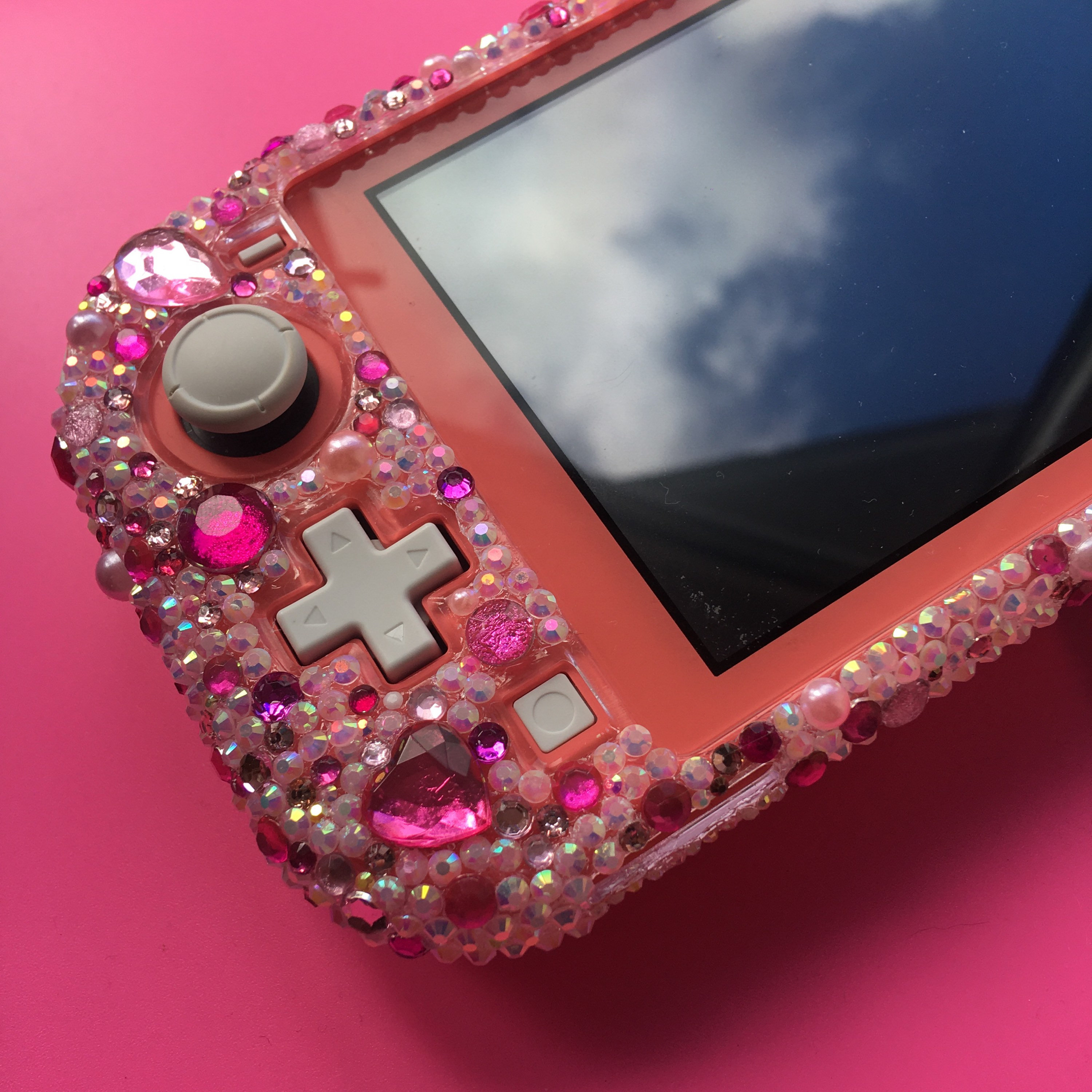 Nintendo switch best sale rhinestone case