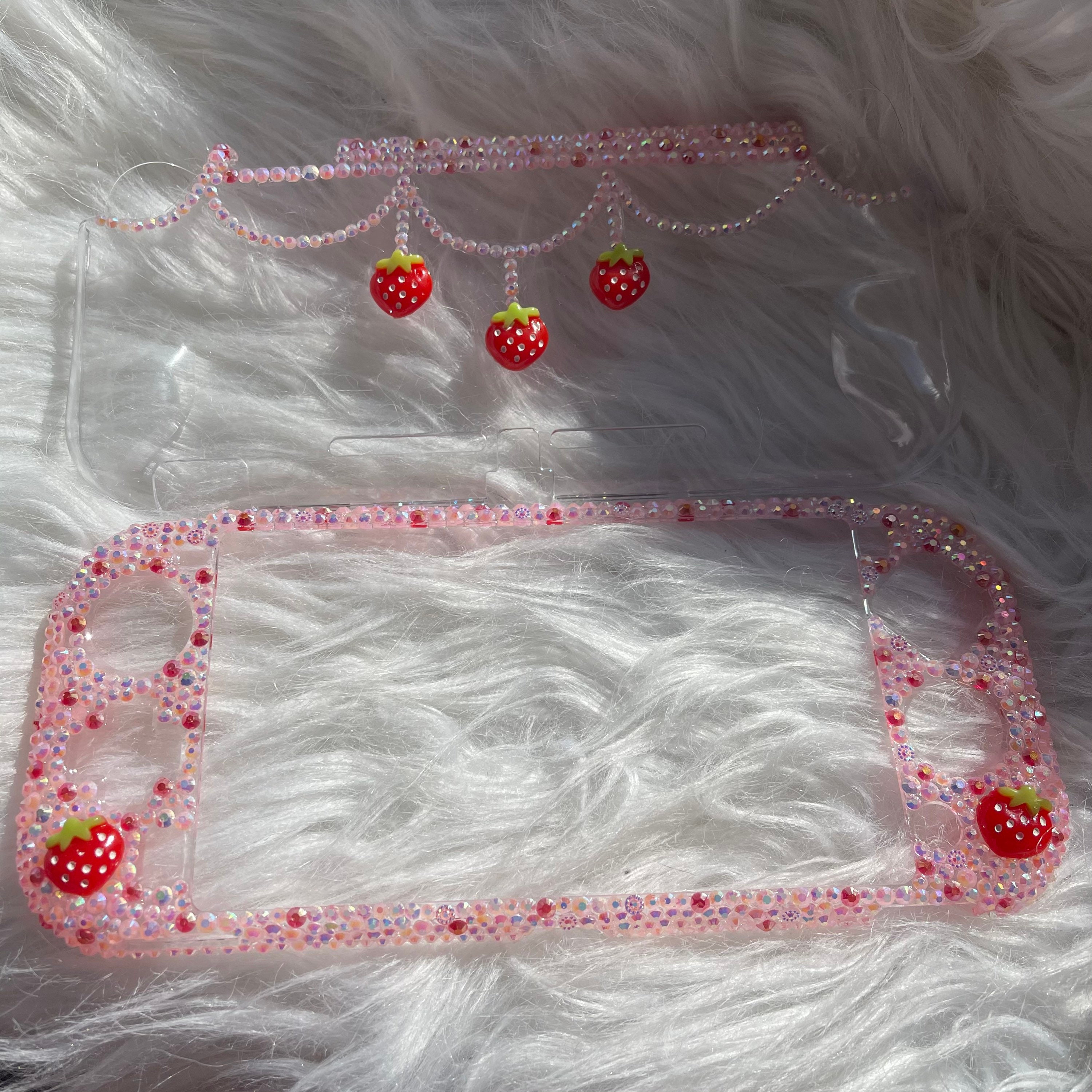 Nintendo Switch and Switch Lite Switch Oled Strawberry Case | Etsy