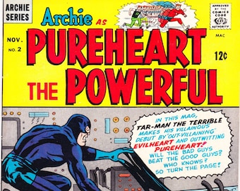 Archie as Pureheart the Powerful 2 comic Books, 1966 Comics, VF+ (8.5)