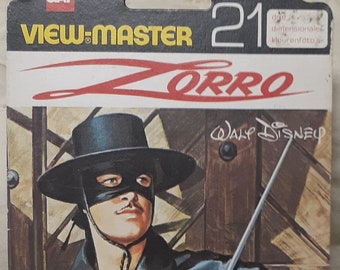 Zorro Viewmaster Reels, View master, German Variant, Complete, 1977