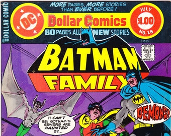 Batman Family 18, Huntress, Batgirl comic book. 1978 DC Comics, VF (8.0)