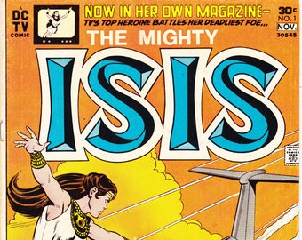 Isis 1, Shazam comic, Black Adam's Wife books. 1976 DC Comics, VG (4.0)