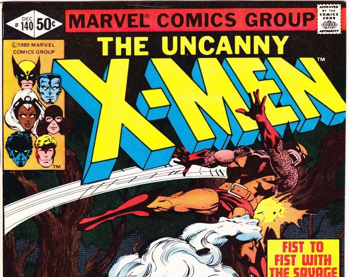 Uncanny Xmen 140 Comics, Xmen Wendigo Books. 1980 Marvel, NM 9.4 Etsy