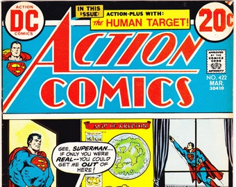 Action Comics 422 Superman comic books. 1973 DC FVF (7.0)