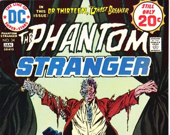 Phantom Stranger 34, bande dessinée d'horreur. 1975 DC Comics VF (8.0)
