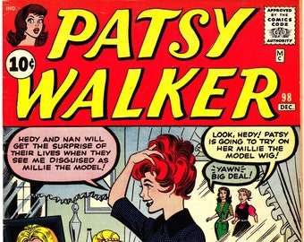 Patsy Walker 98 comic, Romance Gifts Books. 1961 Marvel Comics VGFN (5.0)