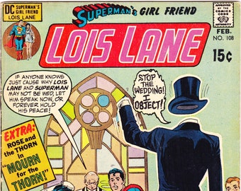 Lois Lane 108, Romance Comics, Superman Books. 1971 DC, FVF (7.0)