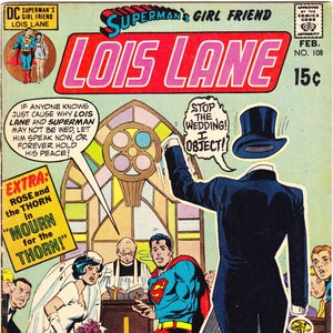 Lois Lane 108, Romance Comics, Superman Books. 1971 DC, FVF 7.0 image 1